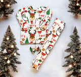 Custom Santa and reindeer