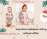 Custom Santa and reindeer