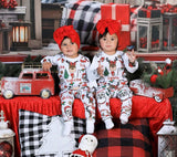 Custom Santa and reindeer