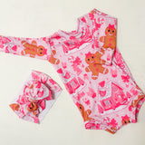 Pink gingerbread