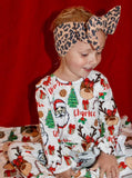 Santa and Reindeer Name PJs/outfits