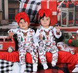 Santa and Reindeer Name PJs/outfits