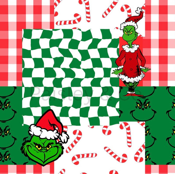 Grinch vibes blanket
