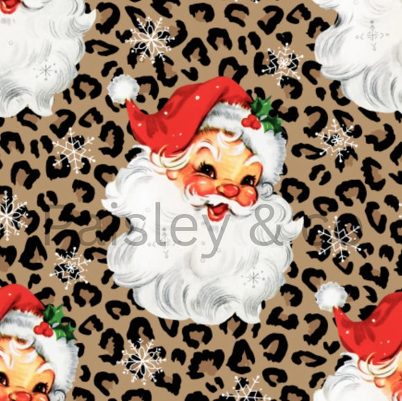 Cheetah santa blanket