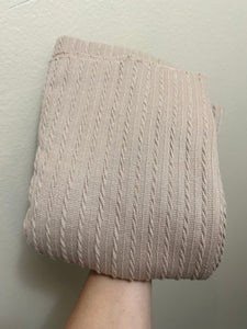 Mocha cable knit