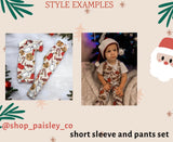 Cookies and milk name outfits/PJS