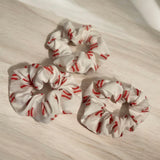 Baseball scrunchie