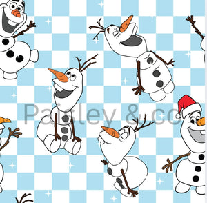Snowman blanket
