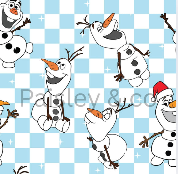 Snowman blanket