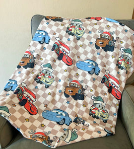 Cars christmas blanket