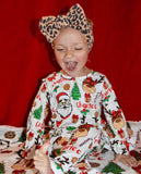Santa and Reindeer Name PJs/outfits