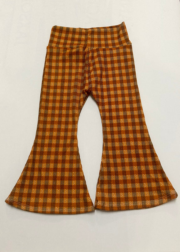 Fall checkered flares 🤍
