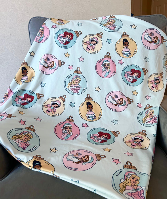 Princess ornament blanket