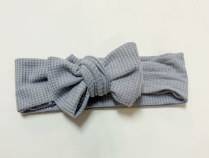 Gray headwrap
