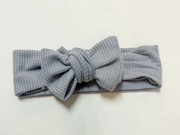 Gray headwrap
